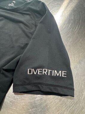 Overtime Compression Tee BlackAdult Small